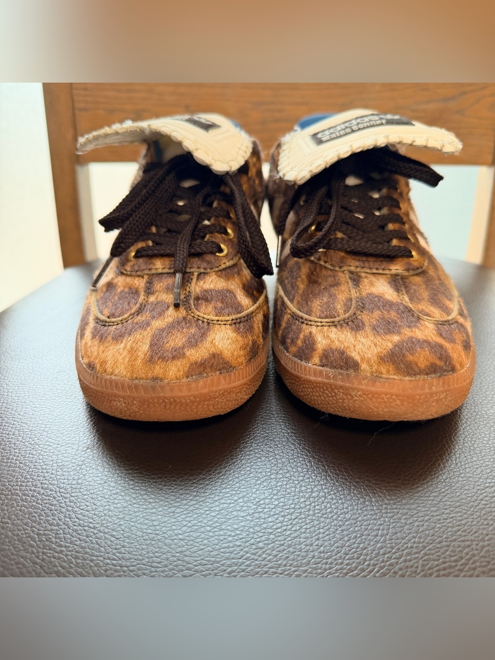 Wales Bonner x adidas Samba Pony 'Leopard' sneakers ax 9.5 for men - Picture 3 of 11